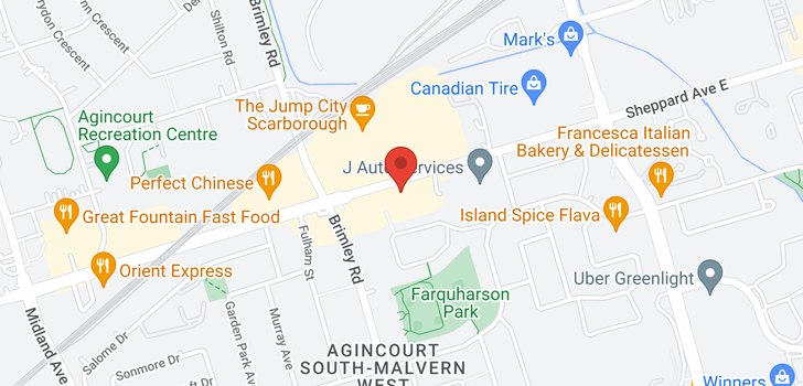 map of #51 & 45 -4465 SHEPPARD AVE E